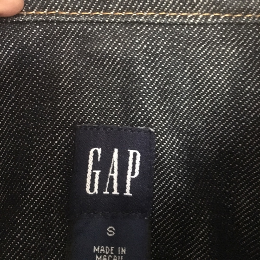 Dark denim jacket gap - Picture 4 of 5